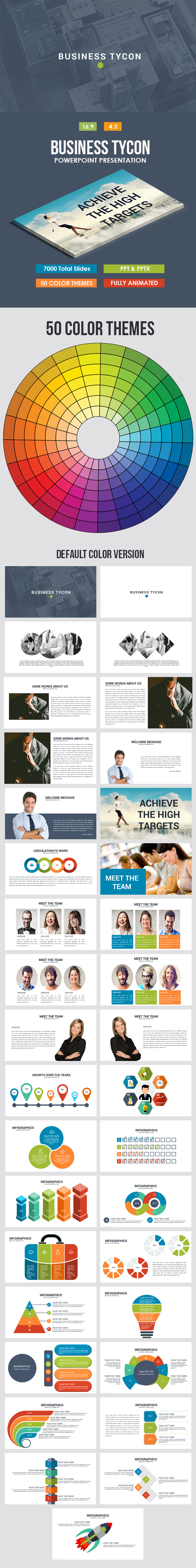 Business Tycon Powerpoint Template - Business PowerPoint Templates