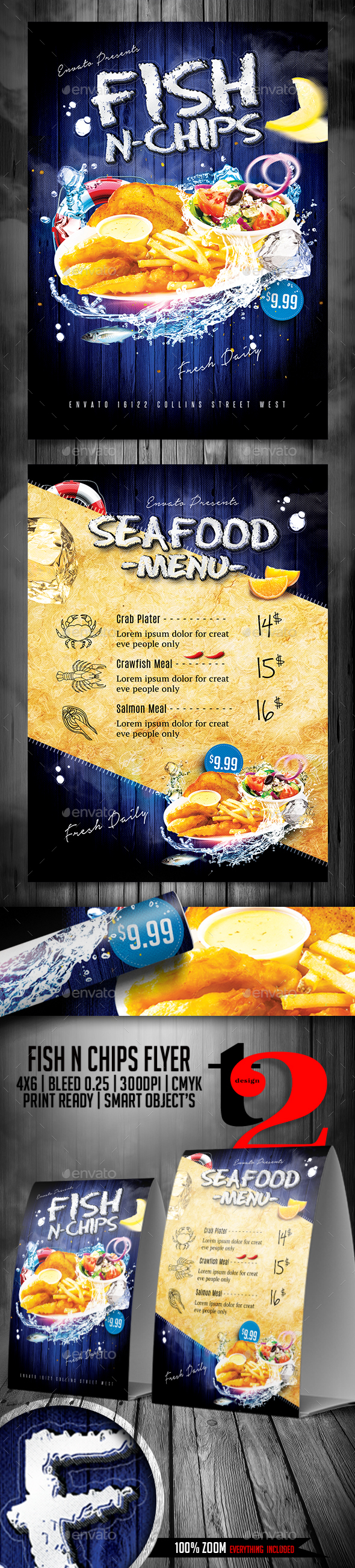 Fish N Chips Flyer Template