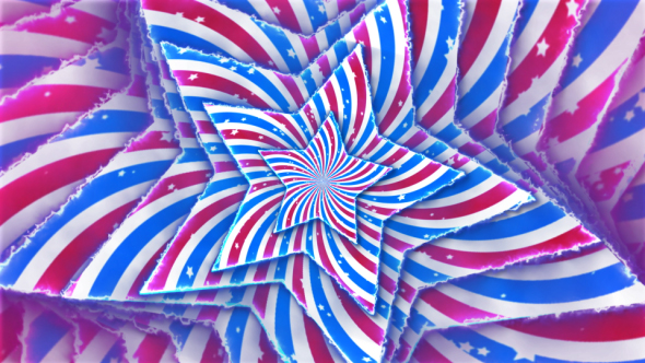 USA Star Loop Background alt