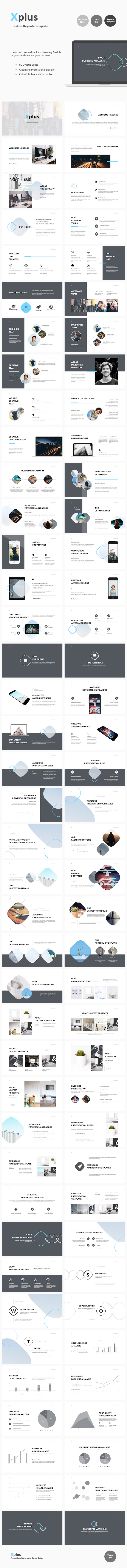 Xplus - Creative Keynote Template - Business Keynote Templates
