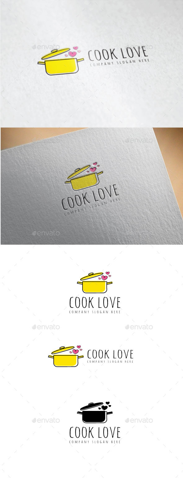 Cook Love Logo - Food Logo Templates