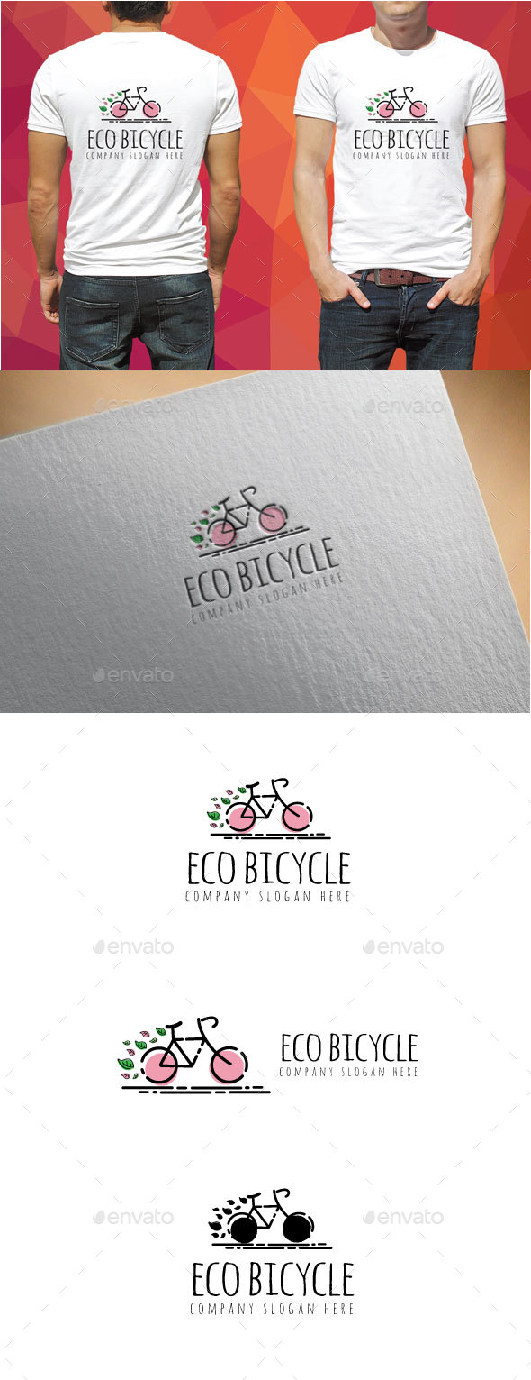 Eco Bicycle Logo - Objects Logo Templates