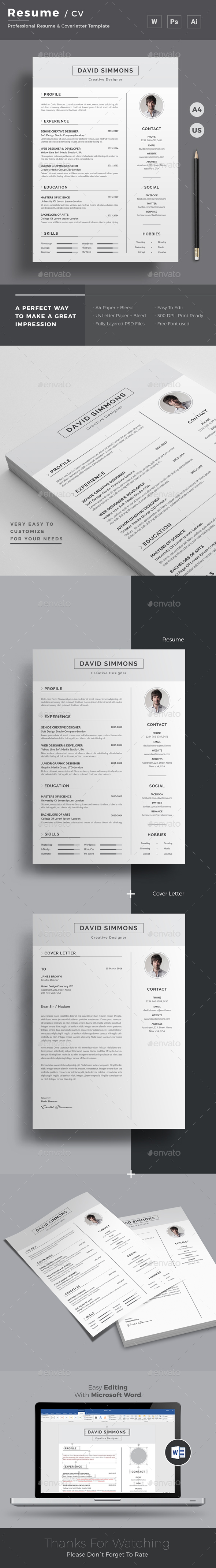 Resume Word - Resumes Stationery