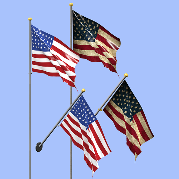 Usa Flag - 3Docean 20117281