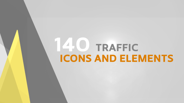 140 Traffic Icons - VideoHive 20083280