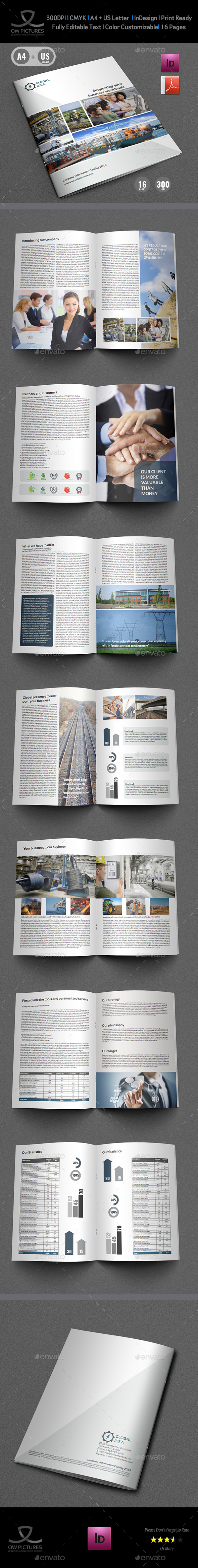 Company Profile Brochure Template Vol.5 -16 Pages - Corporate Brochures