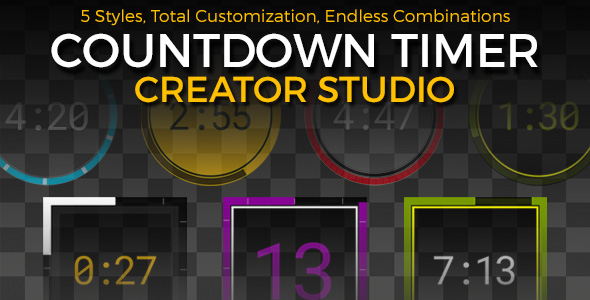 Countdown Timer Creator - VideoHive 20117697