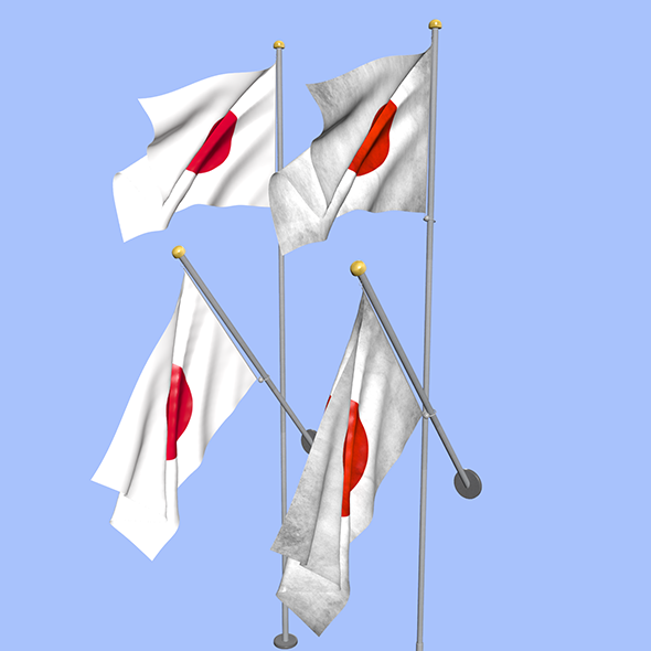 Japan Flag - 3Docean 20117850