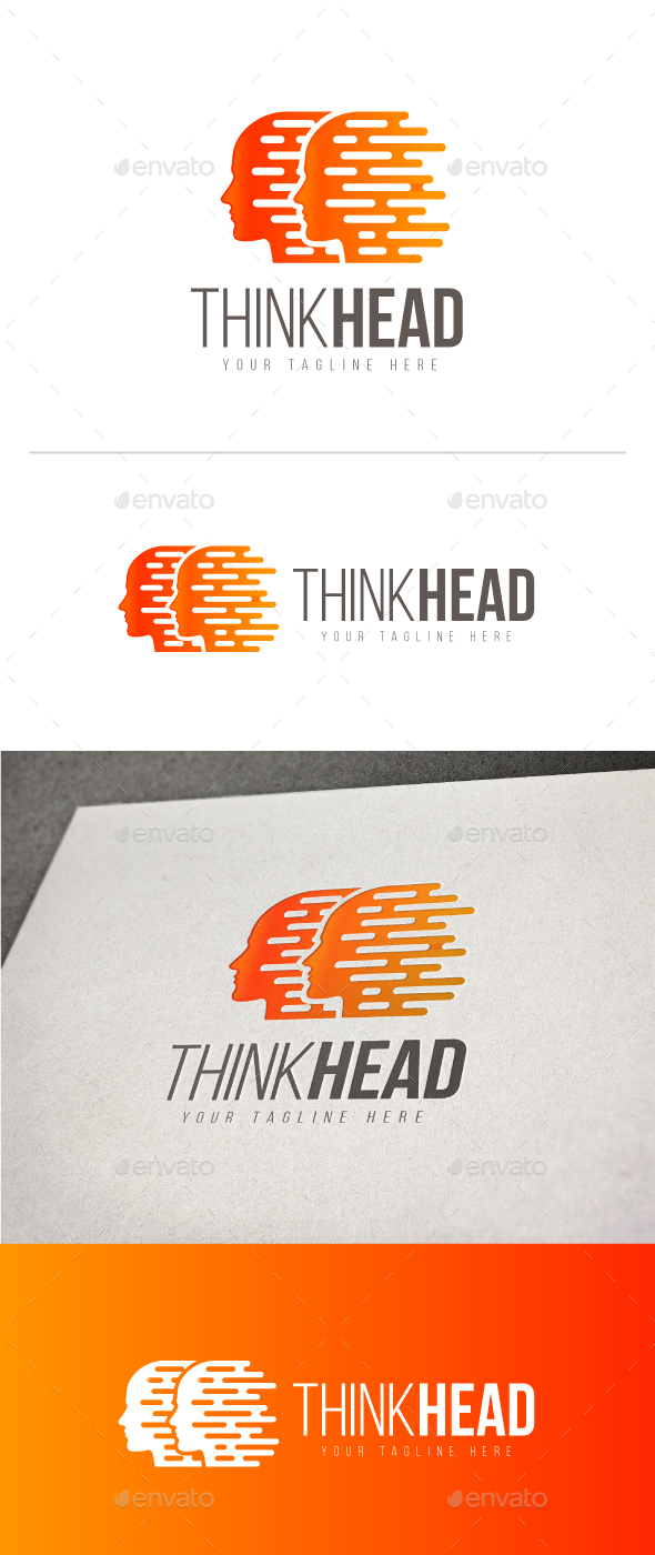 Think Head Logo - Humans Logo Templates