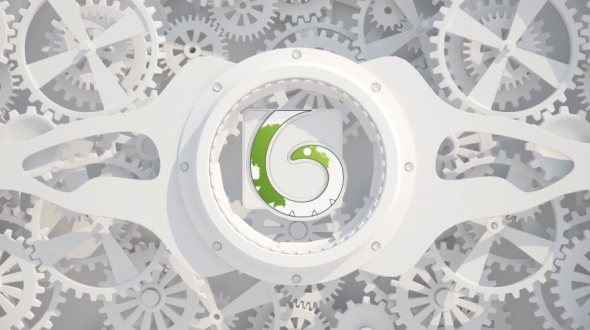 White Gears Logo