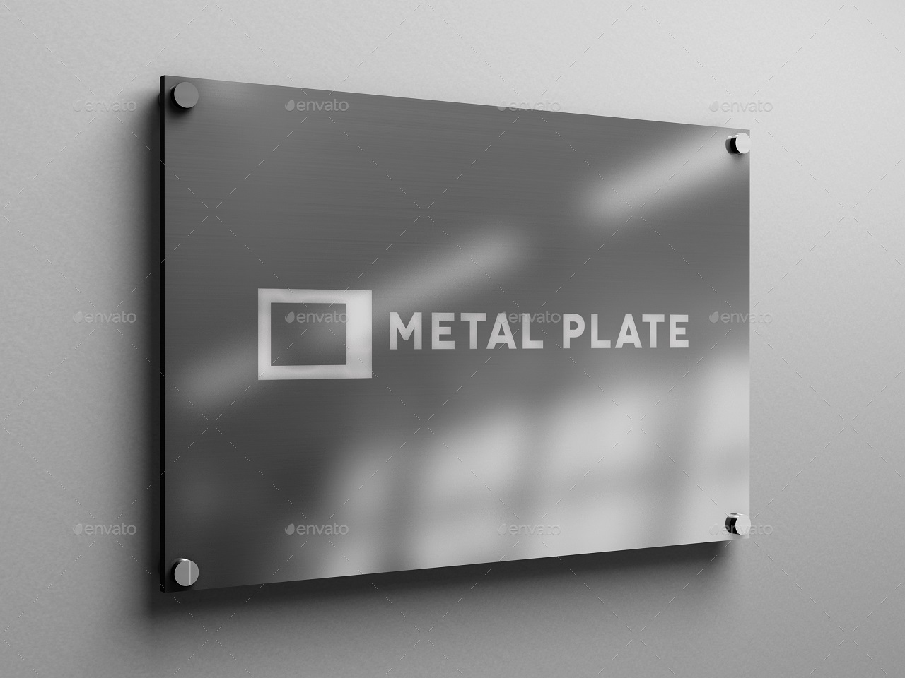 Download 9 Metal Plates Mockup By Listygrey Graphicriver