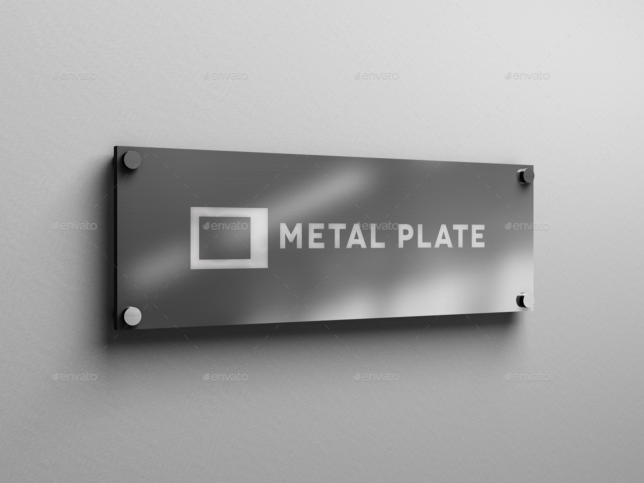 Download 9 Metal Plates Mockup by ListyGrey | GraphicRiver
