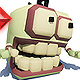 Micro Zombie Brian - Smashy Craft Series - $10.00 Micro Zombie Brian - Smashy Craft Series
