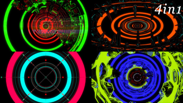 Radial Pulse - VJ Loop Pack (4in1) alt