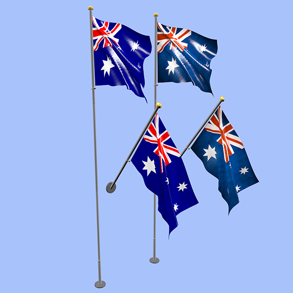 Australia Flag - 3Docean 20120125