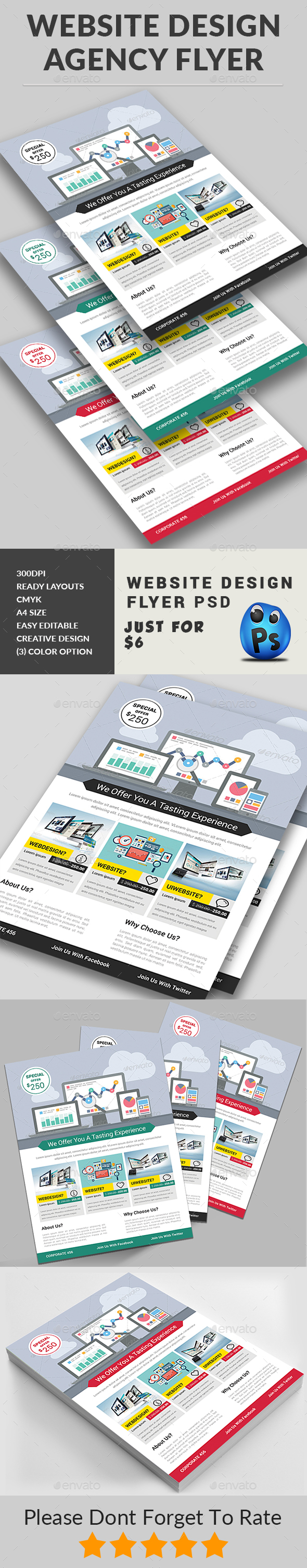 Website Design Agency Flyer - Corporate Flyers