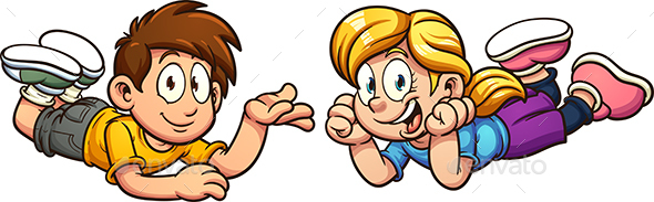 Cartoon Kids - People Characters
