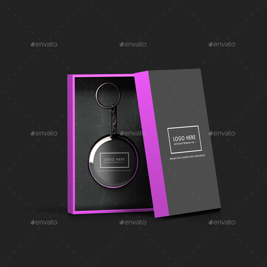 Download Key chain Box Mockup by wilmer24 | GraphicRiver