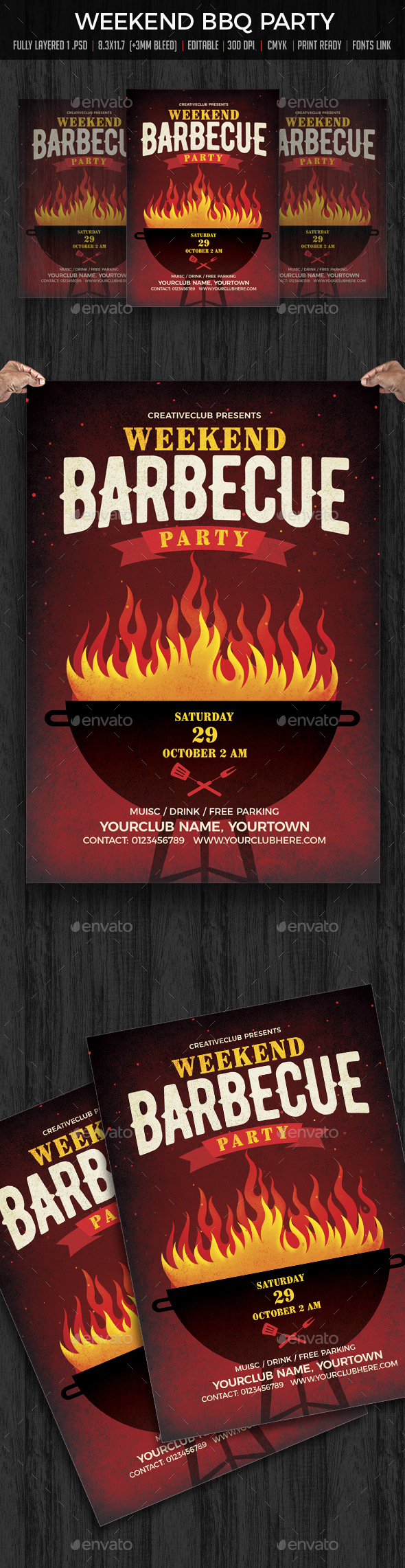 BBQ Flyer - Events Flyers