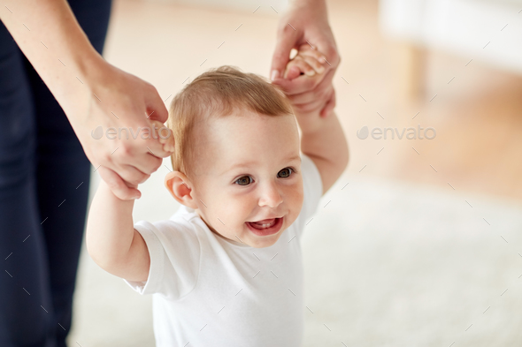 baby learning to walk