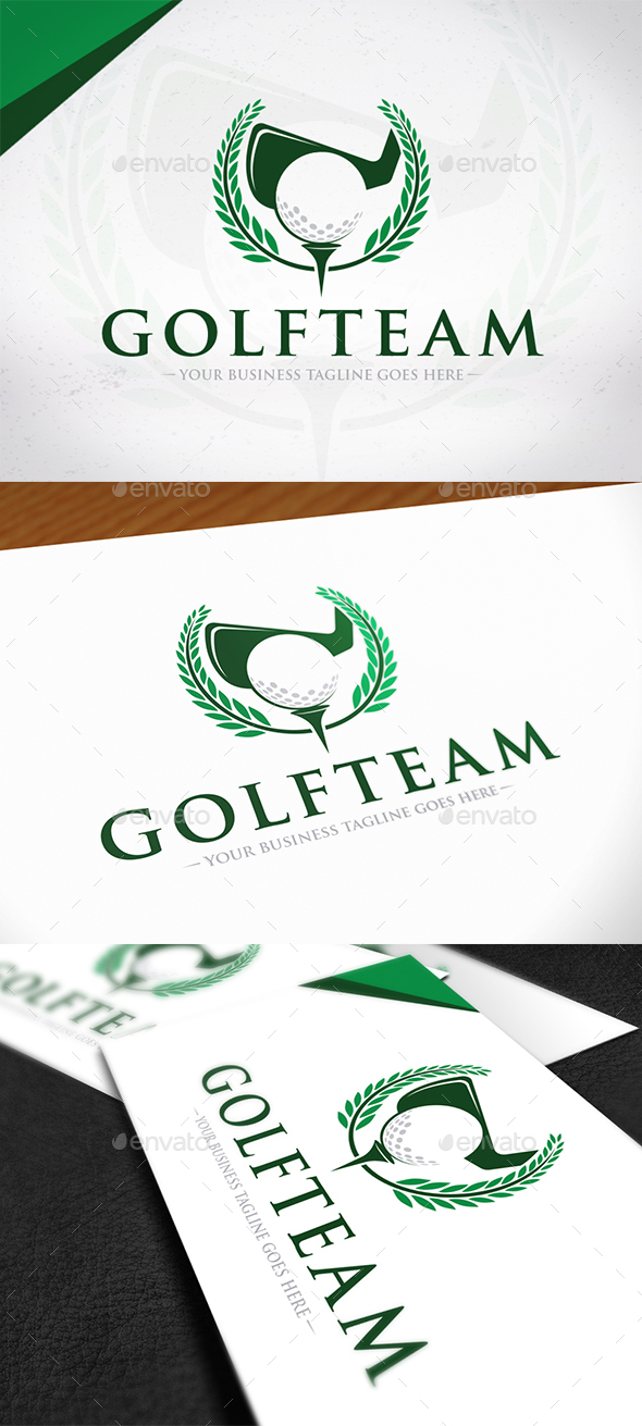 Golf Team Crest Logo - Sports Logo Templates