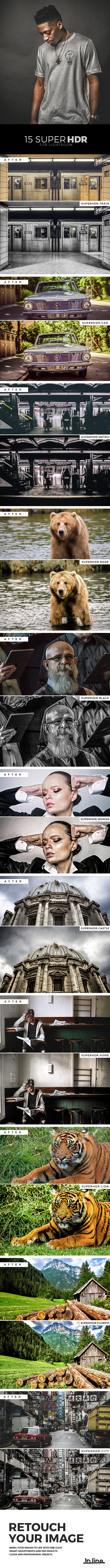 Super HDR Professional Presets - Adobe Lightroom - HDR Lightroom Presets