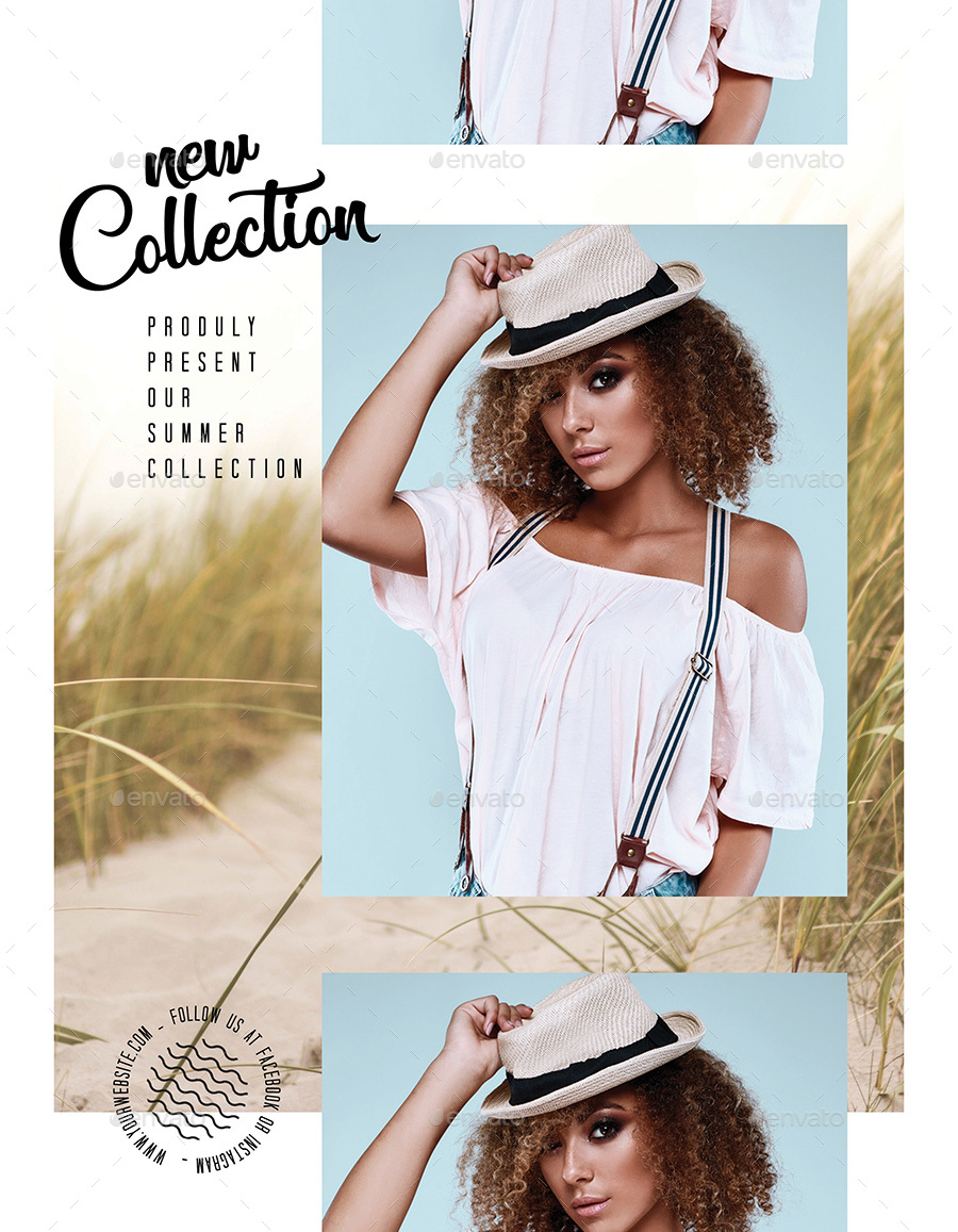 Stylish Fashion Poster Flyer Template