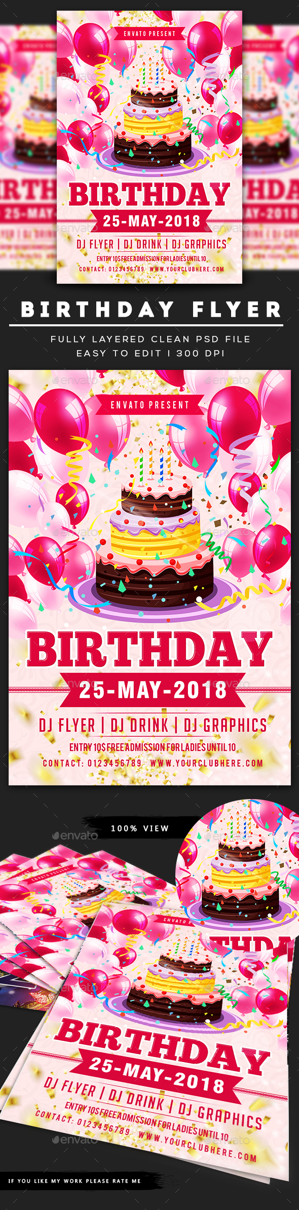 Birthday Flyer - Events Flyers
