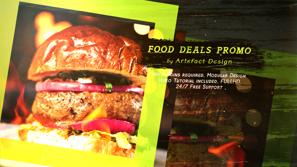 Food Deals Promo - VideoHive 20129332