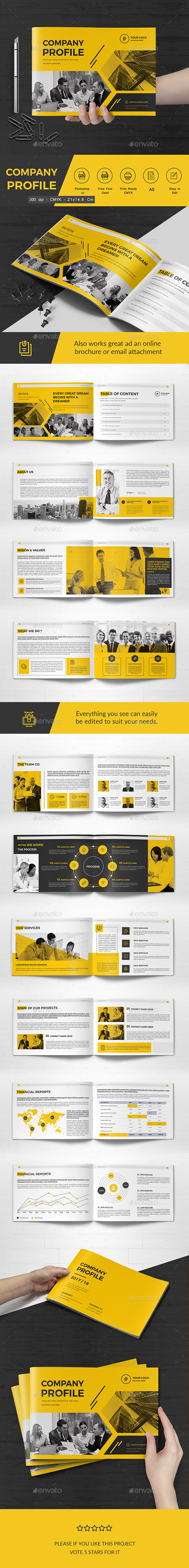 Co Landscape Brochure 22 Pages - Corporate Brochures