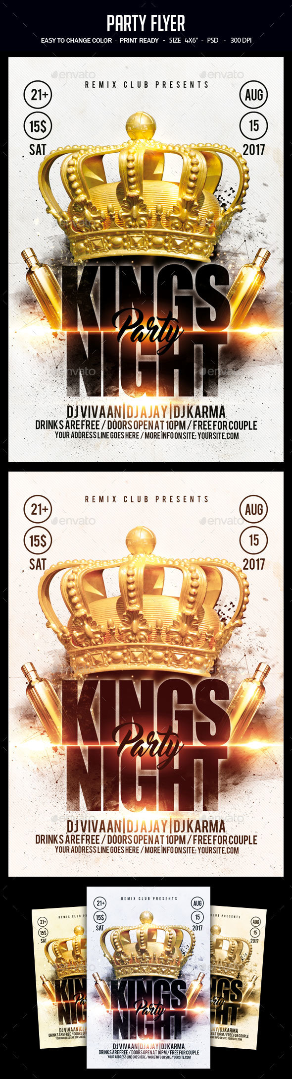 Party Flyer - Clubs & Parties Events