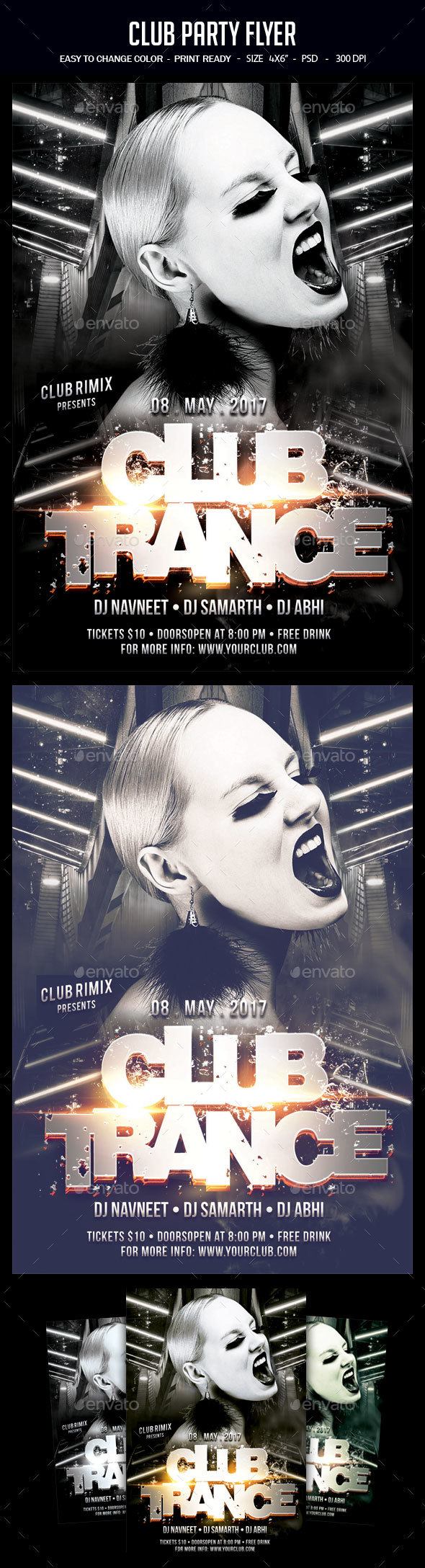 Club Party Flyer - Clubs & Parties Events