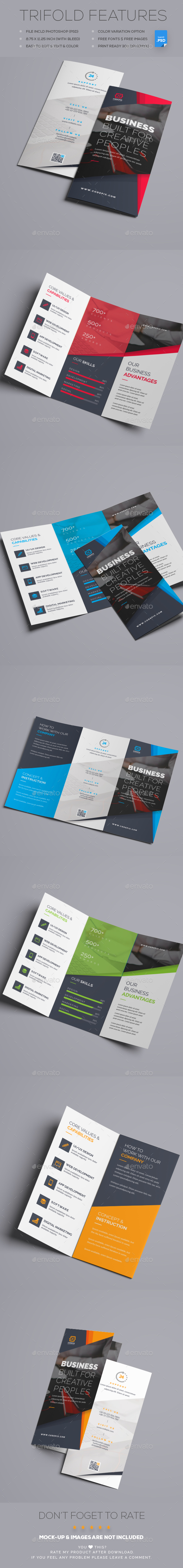 Trifold Brochure - Brochures Print Templates