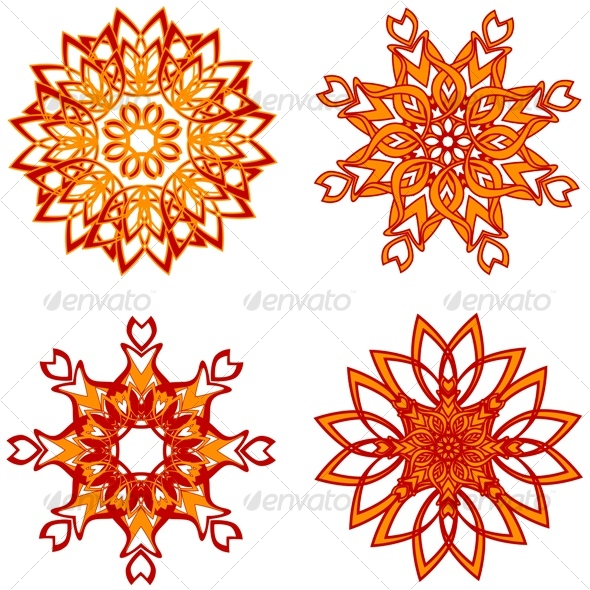 abstract flower for design