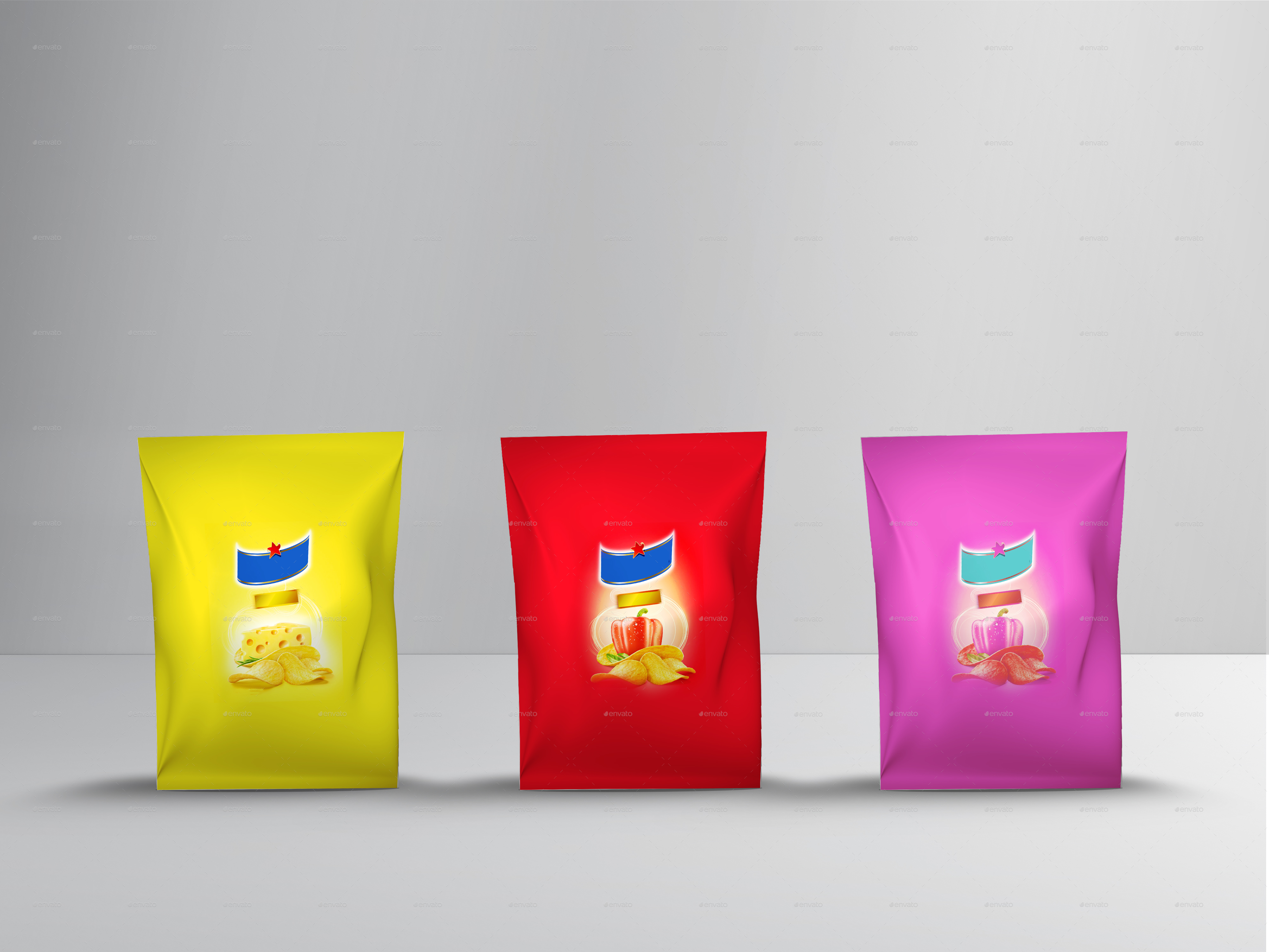 Download Small Size Potato Chips Bag Mockup by designsmill ...