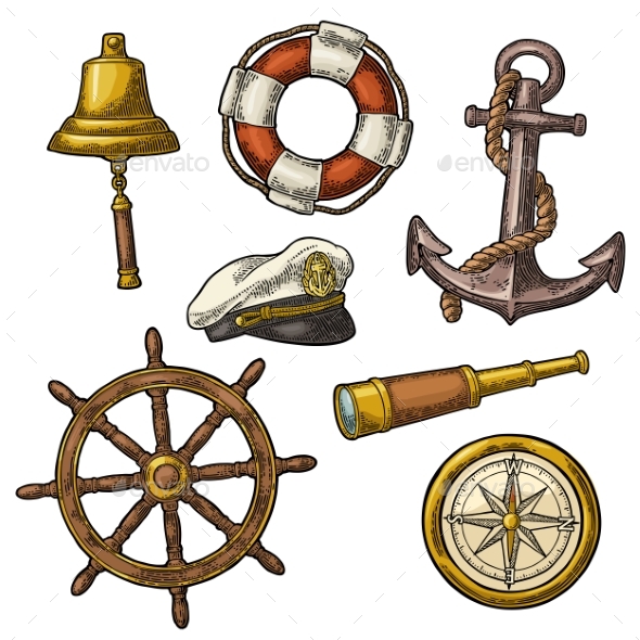 Sea Icons Set - Miscellaneous Vectors