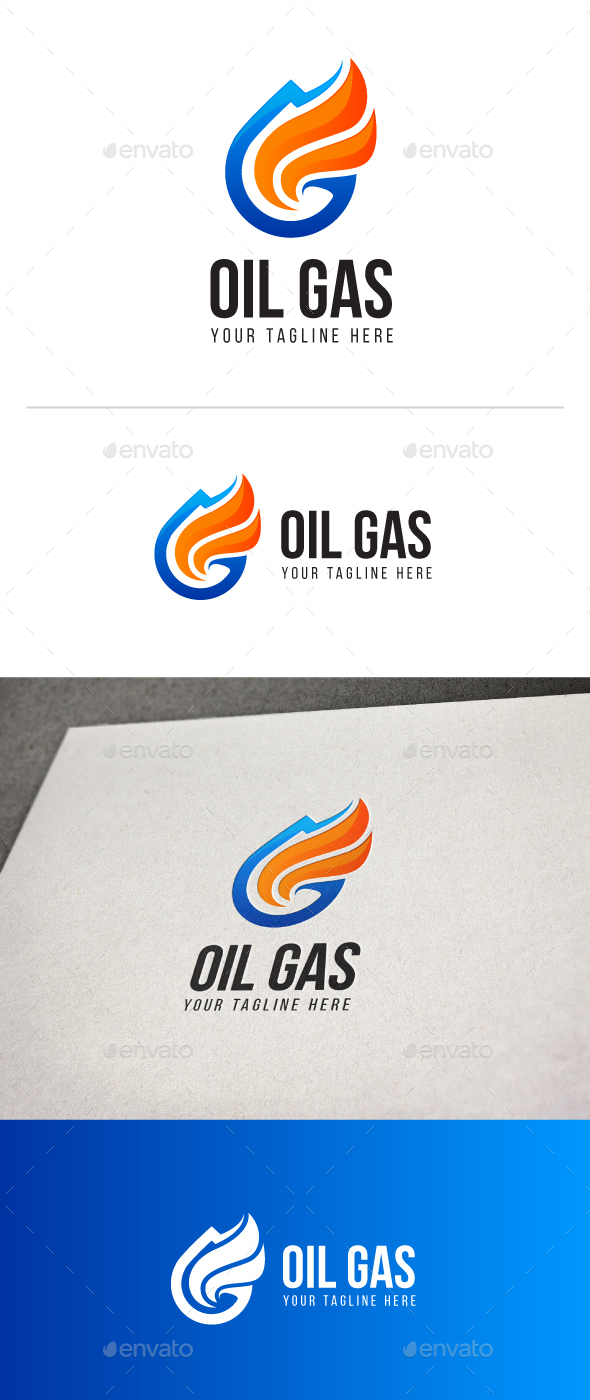 Oil Gas Logo - Nature Logo Templates