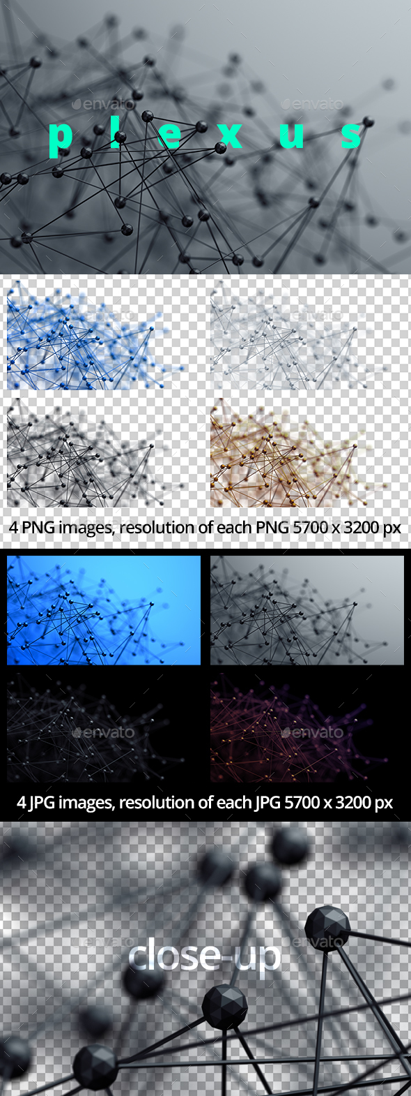 Abstract Background with Different Color Variations - Abstract 3D Renders