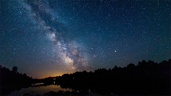 The Milky Way as Seen from French River Provincial Park Ontario Canada