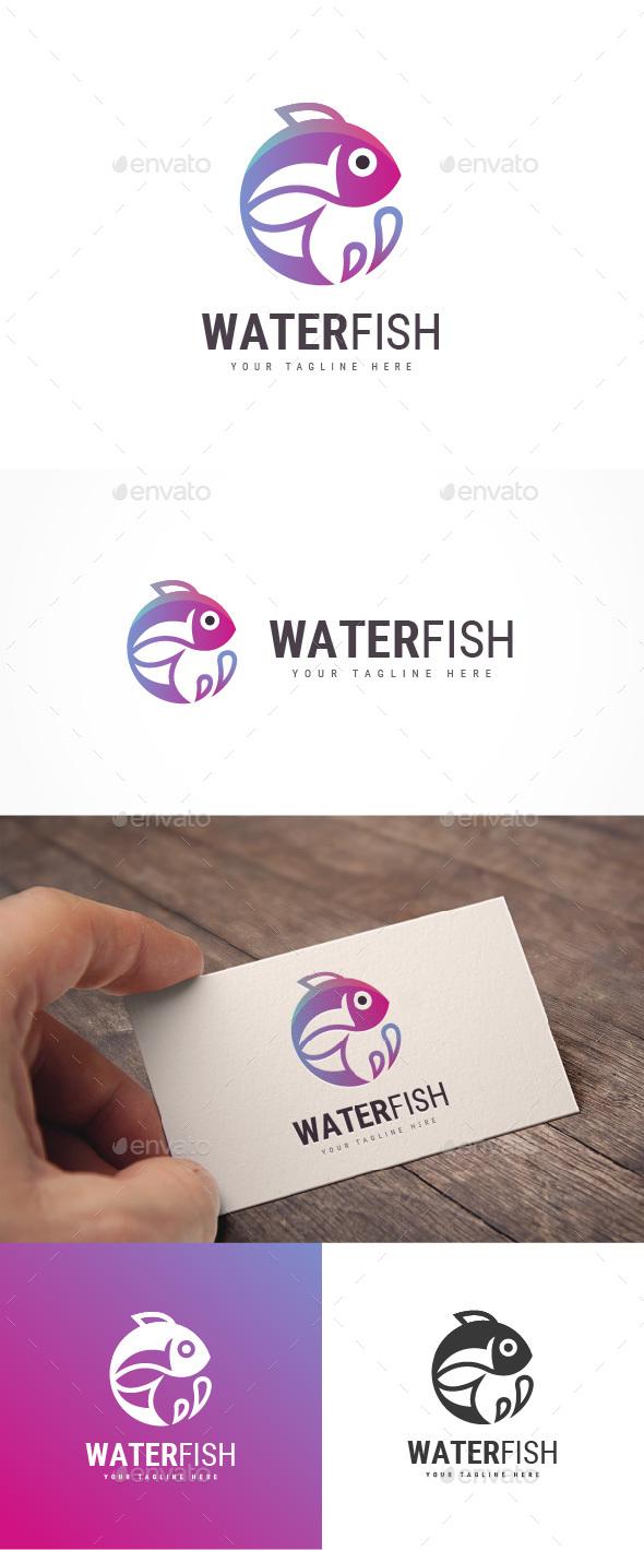 Water Fish Logo - Animals Logo Templates