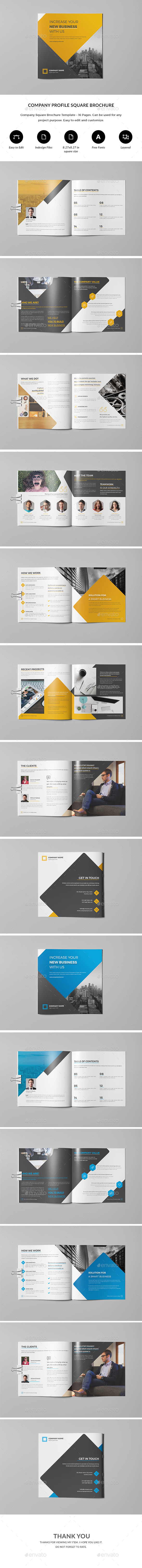 Company Profile - Brochures Print Templates