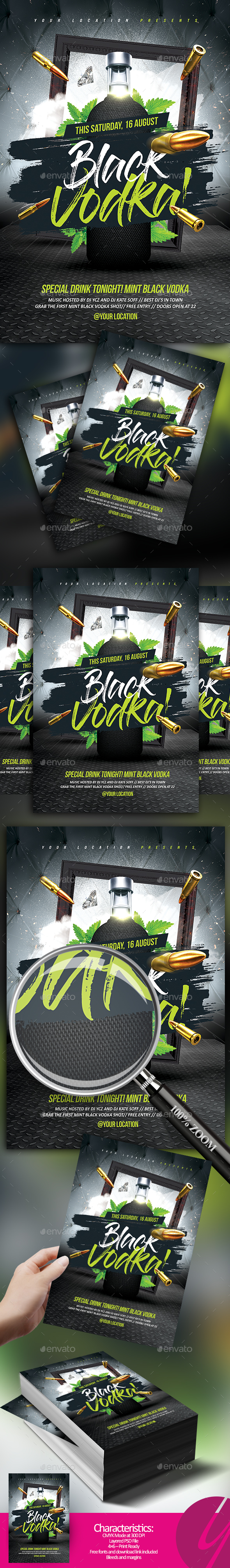 Black Mint Vodka - Clubs & Parties Events