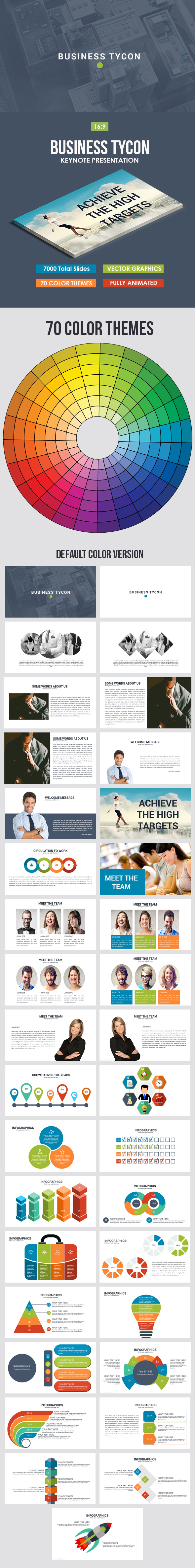 Business Tycon Keynote Template - Business Keynote Templates