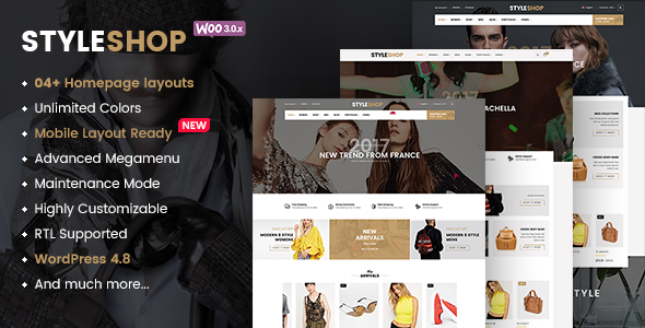 StyleShop - Multi-Purpose Responsive WooCommerce Theme - WooCommerce eCommerce