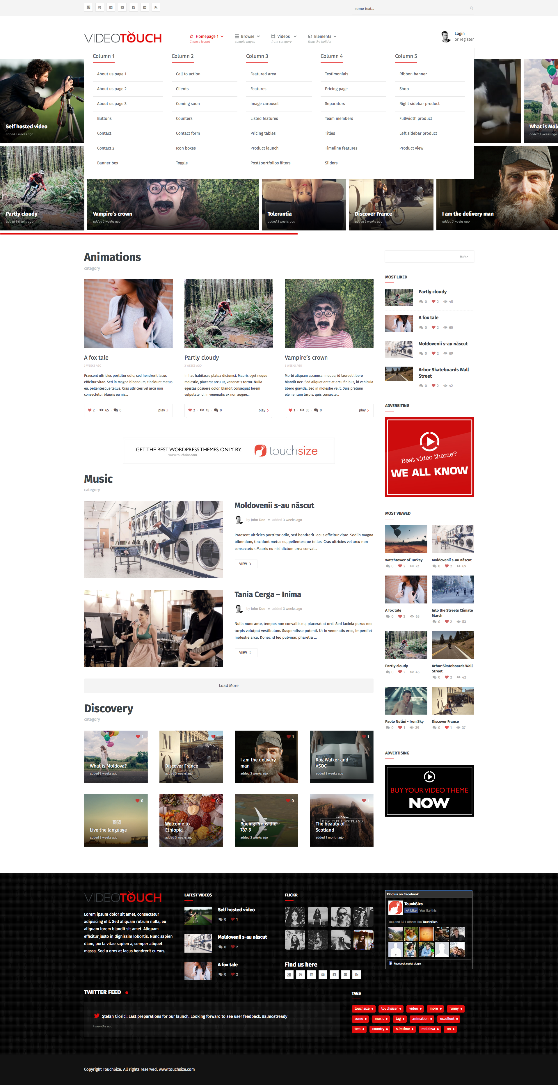 video wordpress theme