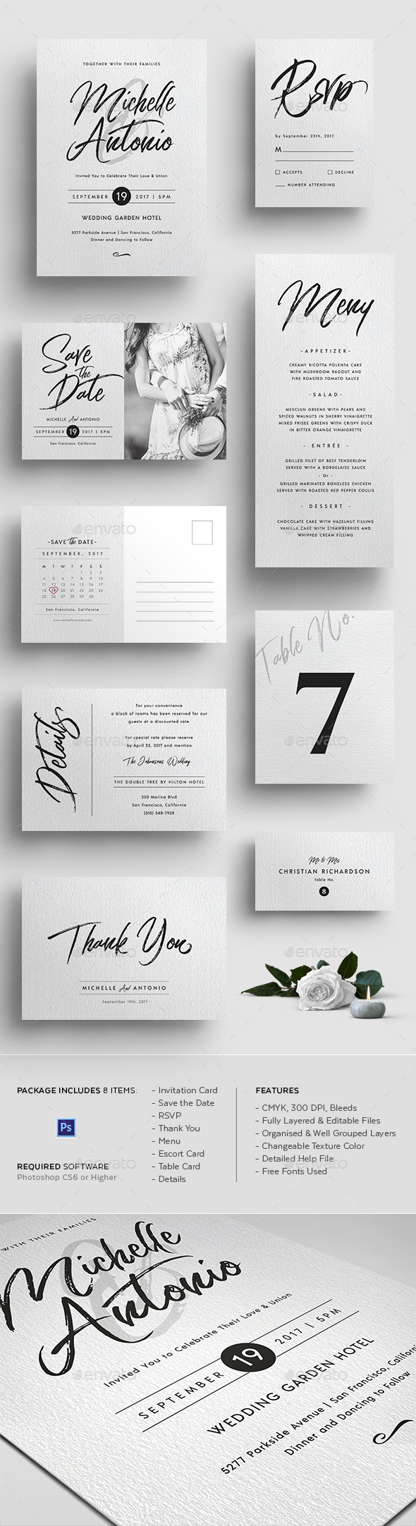 Wedding Invitation Set - Weddings Cards & Invites