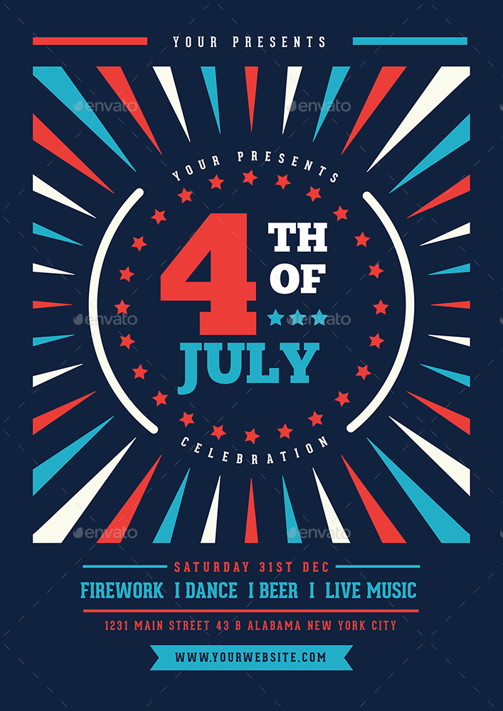4th of july flyer