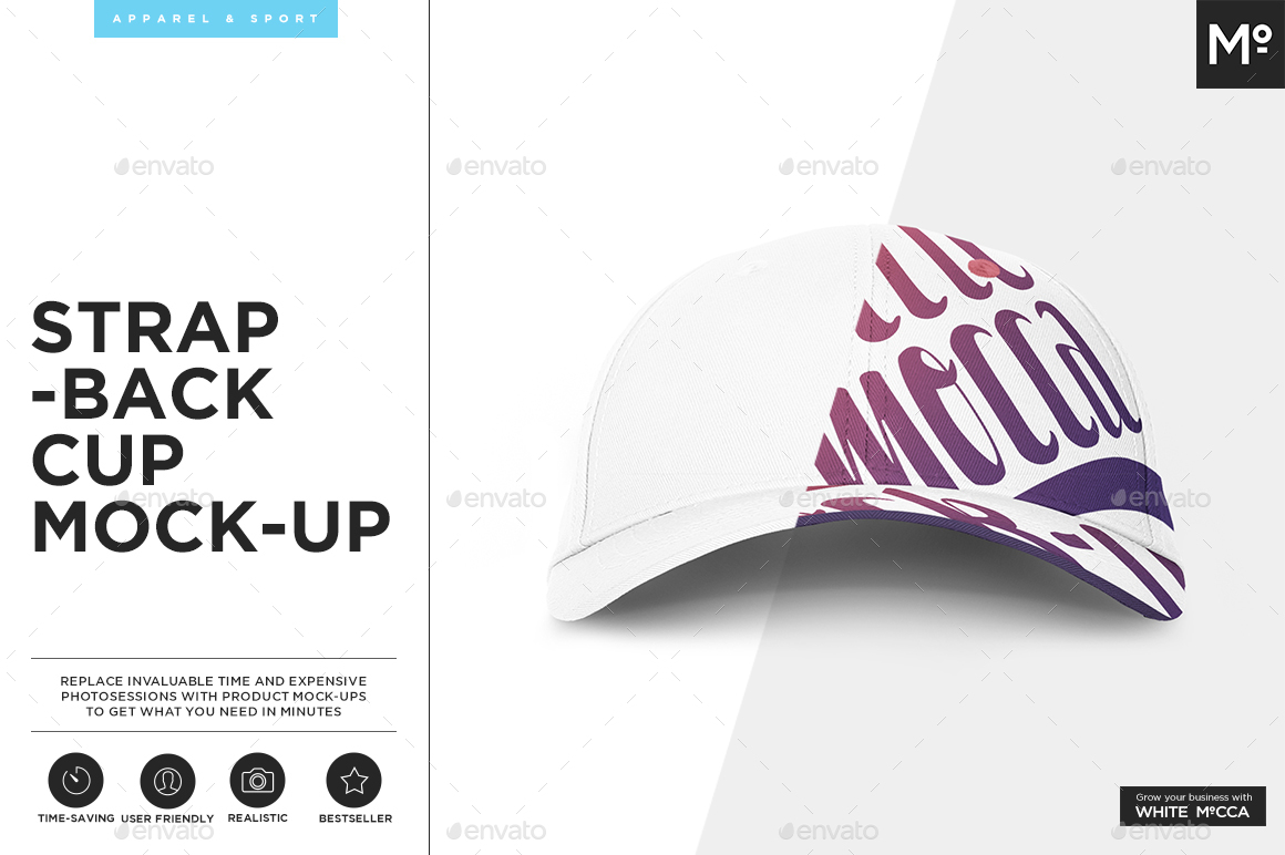Download The Strapback Cap Mock-up by Mocca2Go | GraphicRiver
