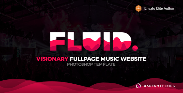 Fluid. Visionary Fullpage - ThemeForest 20144689