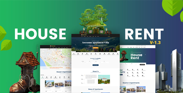 HouseRent - Multi Concept Rental WordPress Theme - Real Estate WordPress